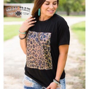 Crazy Train Sparkle Meow Right Now Top